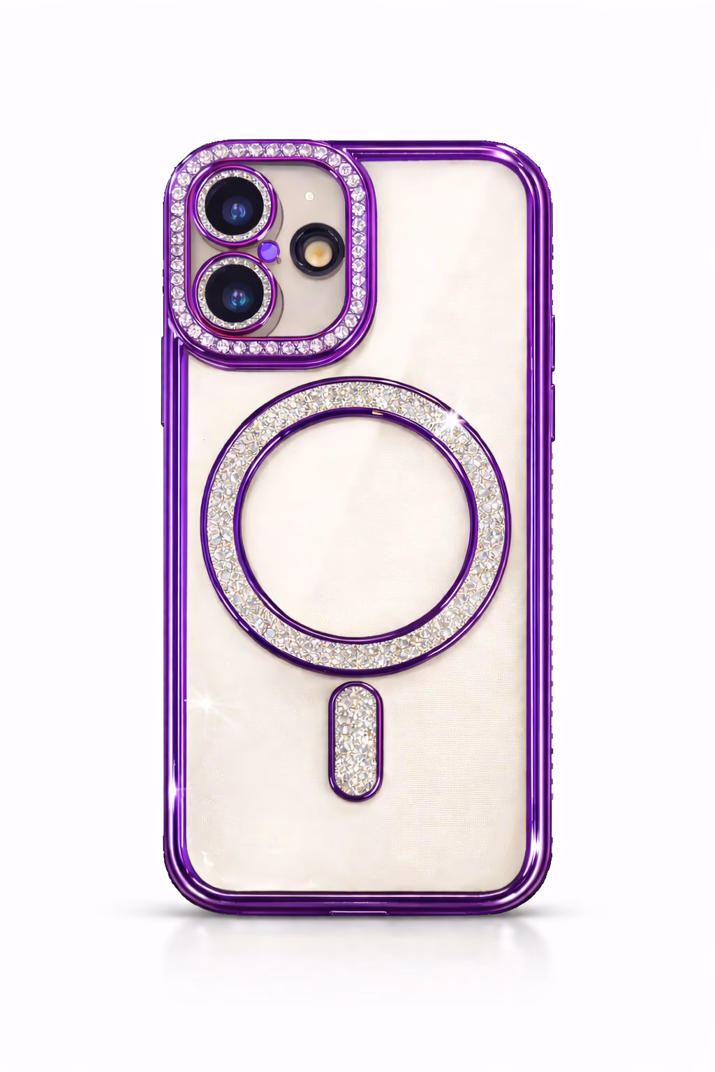 iPhone 16 Plus - Bling Magsafe + Lens Plustection - Purple